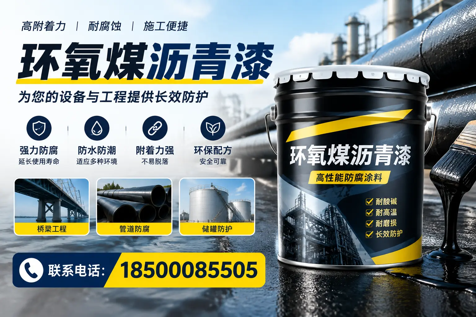 环氧煤沥青漆与其他涂料的对比分析,助力荆州企业决策