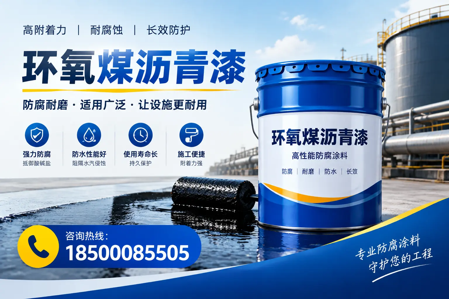 环氧煤沥青漆与其他涂料的对比分析,助力荆州企业决策